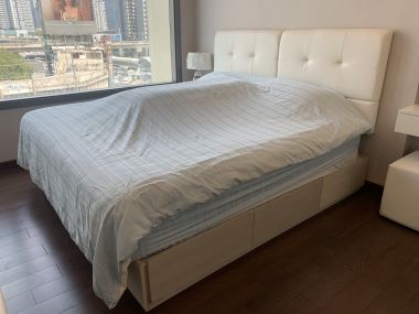 ปล่อยเช่า! Q Asoke ในราคาเพียง 29,000 บาท/เดือน 1 ห้องนอน 1 ห้องน้ำ 45ตรม. ใกล้ MRT เพรชบุรีเฟอร์นิเจอร์ครบพร้อมเข้าอยู่ รหัส 2934