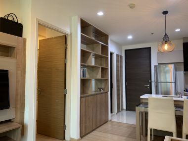 ปล่อยเช่า! Rhythm Sukhumvit 50 ในราคาเพียง 28,00บาท/เดือน 2 ห้องนอน 2 ห้องน้ำ 45ตรม. ใกล้ BTS อ่อนนุช  เฟอร์นิเจอร์ครบพร้อมเข้าอยู่ รหัส 2937