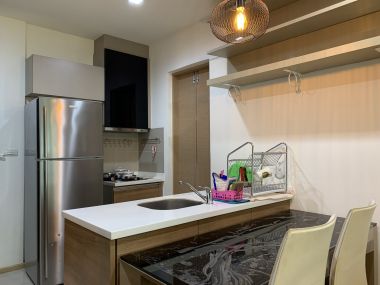 ปล่อยเช่า! Rhythm Sukhumvit 50 ในราคาเพียง 28,00บาท/เดือน 2 ห้องนอน 2 ห้องน้ำ 45ตรม. ใกล้ BTS อ่อนนุช  เฟอร์นิเจอร์ครบพร้อมเข้าอยู่ รหัส 2937