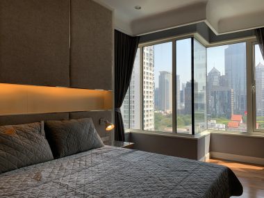 ปล่อยเช่า !  Q Langsuan  100,000 บาท/เดือน  2 Bedroom  2 ห้องน้ำ ขนาด 106.31 ตร.ม. ใกล้  BTS ราชดำริ รหัส 2973