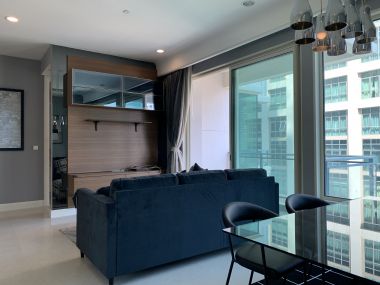 ปล่อยเช่า !  Q Langsuan  100,000 บาท/เดือน  2 Bedroom  2 ห้องน้ำ ขนาด 106.31 ตร.ม. ใกล้  BTS ราชดำริ รหัส 2973