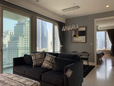 ปล่อยเช่า !  Q Langsuan  100,000 บาท/เดือน  2 Bedroom  2 ห้องน้ำ ขนาด 106.31 ตร.ม. ใกล้  BTS ราชดำริ รหัส 2973