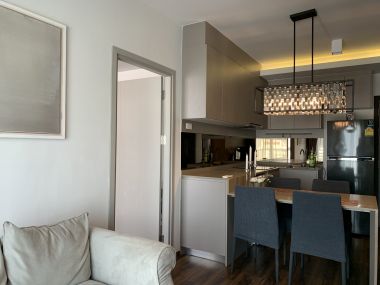 For sale/rent ! Ideo Sukhumvit 93 6,950,000 baht / half transfer fee Rent 35,000 baht 2 always 2 Caribbean Size 52.28 sq m. Near BTS Bang Chak Code 2983