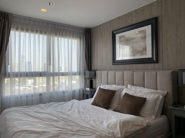 For sale/rent ! Ideo Sukhumvit 93 6,950,000 baht / half transfer fee Rent 35,000 baht 2 always 2 Caribbean Size 52.28 sq m. Near BTS Bang Chak Code 2983