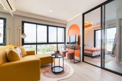 Sold Out ! Tropicana Condo Newly decorated condo || Near 📷 BTS  Chang Erawan 500 meters || Easy installments 6,xxx baht Ready to move in Beautiful and colorful room. Code 3268