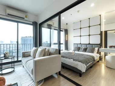 The Parkland Phetkasem - Tha Phra Newly decorated condo 🌟 very stylish, black and white tones || 🌟 400 m. MRT Tha Phra || easy installments 8,xxx baht || near The Mall Tha Phra, many shopping areas and food markets. ||Decorating this room Inspired by the Chanel brand. Allowing residents to feel luxurious even as time passes. Code 3269