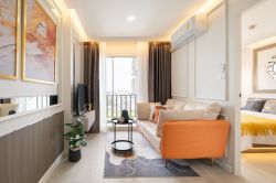 Orchids Park 2 Rewadee-Tiwanon Newly decorated condo✨|| near MRT Nonthaburi Government Center 🚝 || easy installments 6,xxx baht, ready to move in, near The Mall Ngamwongwan, modern style room decorated with hidden lights, luxury. Raise the level of living to another level. Code 3270