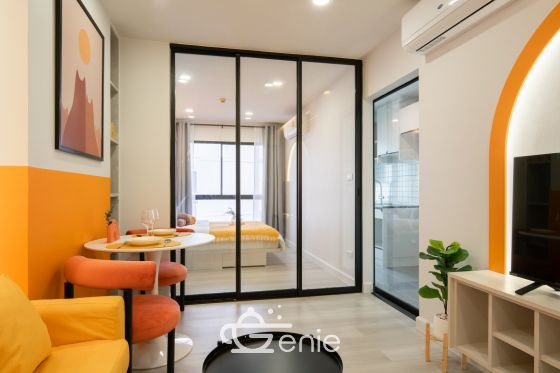 🚈5 minutes 𝐁𝐓𝐒 Bearing | Installments only 6,xxx baht | Newly decorated condo The room is not intimidating | Close to many department stores | The kitchen has a closed door. Cook food comfortably Close to the food market | inspired by the Loewe brand shop✨!! Code 3330