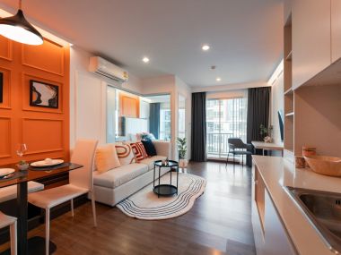 คอนโดแต่งใหม่ 35 ตรม.| ผ่อนเพียง 7,xxx บาท | 600 ม. BTS แจ้งวัฒนะ-ปากเกร็ด28 | ห้างเซ็ลทรัลแจ้งวัฒนะ 600 ม. | รพ.เวิลด์เมดิคอล 700 ม. | ได้รับแรงบันดาลใจสีของแบรนด์ Hermès! รหัส 3354