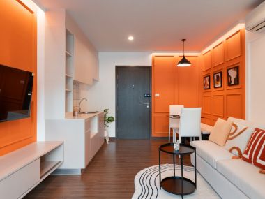 คอนโดแต่งใหม่ 35 ตรม.| ผ่อนเพียง 7,xxx บาท | 600 ม. BTS แจ้งวัฒนะ-ปากเกร็ด28 | ห้างเซ็ลทรัลแจ้งวัฒนะ 600 ม. | รพ.เวิลด์เมดิคอล 700 ม. | ได้รับแรงบันดาลใจสีของแบรนด์ Hermès! รหัส 3354