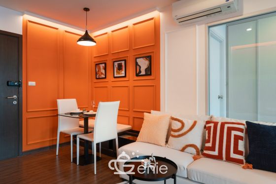 Newly decorated condo 35 sq m. | Installments only 7,xxx baht | 600 m. BTS Chaengwattana-Pak Kret 28 | Central Chaengwattana Department Store 600 m. | World Medical Hospital 700 m. The colors of the Hermès brand! Code 3354