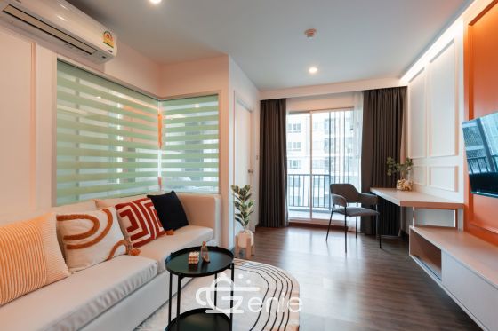 Newly decorated condo 35 sq m. | Installments only 7,xxx baht | 600 m. BTS Chaengwattana-Pak Kret 28 | Central Chaengwattana Department Store 600 m. | World Medical Hospital 700 m. The colors of the Hermès brand! Code 3354