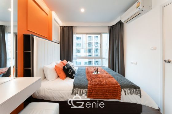 Newly decorated condo 35 sq m. | Installments only 7,xxx baht | 600 m. BTS Chaengwattana-Pak Kret 28 | Central Chaengwattana Department Store 600 m. | World Medical Hospital 700 m. The colors of the Hermès brand! Code 3354