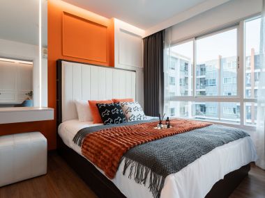 คอนโดแต่งใหม่ 35 ตรม.| ผ่อนเพียง 7,xxx บาท | 600 ม. BTS แจ้งวัฒนะ-ปากเกร็ด28 | ห้างเซ็ลทรัลแจ้งวัฒนะ 600 ม. | รพ.เวิลด์เมดิคอล 700 ม. | ได้รับแรงบันดาลใจสีของแบรนด์ Hermès! รหัส 3354