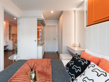 คอนโดแต่งใหม่ 35 ตรม.| ผ่อนเพียง 7,xxx บาท | 600 ม. BTS แจ้งวัฒนะ-ปากเกร็ด28 | ห้างเซ็ลทรัลแจ้งวัฒนะ 600 ม. | รพ.เวิลด์เมดิคอล 700 ม. | ได้รับแรงบันดาลใจสีของแบรนด์ Hermès! รหัส 3354