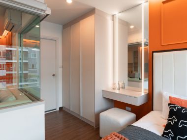 คอนโดแต่งใหม่ 35 ตรม.| ผ่อนเพียง 7,xxx บาท | 600 ม. BTS แจ้งวัฒนะ-ปากเกร็ด28 | ห้างเซ็ลทรัลแจ้งวัฒนะ 600 ม. | รพ.เวิลด์เมดิคอล 700 ม. | ได้รับแรงบันดาลใจสีของแบรนด์ Hermès! รหัส 3354