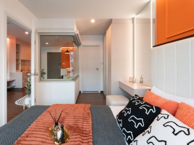 คอนโดแต่งใหม่ 35 ตรม.| ผ่อนเพียง 7,xxx บาท | 600 ม. BTS แจ้งวัฒนะ-ปากเกร็ด28 | ห้างเซ็ลทรัลแจ้งวัฒนะ 600 ม. | รพ.เวิลด์เมดิคอล 700 ม. | ได้รับแรงบันดาลใจสีของแบรนด์ Hermès! รหัส 3354