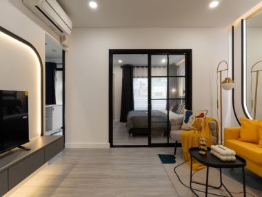 คอนโดแต่งใหม่ 🌟 ใหญ่ 33 ตรม. || ผ่อนเพียง 8,xxx บาท || ✅190 ม. BTS วงเวียนใหญ่ || ใกล้ห้าง Icon Siam ||  ได้รับแรงบันดาลใจโทนขาว-ดำ จากแบรนด์ Chanel และแฝงความโมเดิร์นเติมสีสันให้ทุกๆวันไม่จำเจ🎈 รหัส 3403