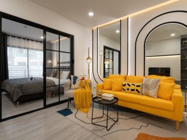 คอนโดแต่งใหม่ 🌟 ใหญ่ 33 ตรม. || ผ่อนเพียง 8,xxx บาท || ✅190 ม. BTS วงเวียนใหญ่ || ใกล้ห้าง Icon Siam ||  ได้รับแรงบันดาลใจโทนขาว-ดำ จากแบรนด์ Chanel และแฝงความโมเดิร์นเติมสีสันให้ทุกๆวันไม่จำเจ🎈 รหัส 3403