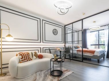 คอนโดแต่งใหม่สไตล์อยู่ยุโรป || 🏙 ผ่อนเพียง 5,000 บาท || 🚉 ใกล้ รฟฟ.สายสีชมพู || ใกล้ Fashionisland & The Promenade || 😋อุดมสมบูรณ์ด้วยร้านค้าและร้านอาหาร รหัส 3434