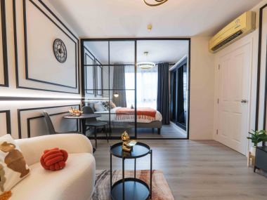 คอนโดแต่งใหม่สไตล์อยู่ยุโรป || 🏙 ผ่อนเพียง 5,000 บาท || 🚉 ใกล้ รฟฟ.สายสีชมพู || ใกล้ Fashionisland & The Promenade || 😋อุดมสมบูรณ์ด้วยร้านค้าและร้านอาหาร รหัส 3434