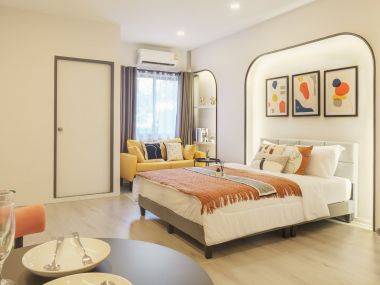 คอนโดแต่งใหม่ ✨ || 🛍10 นาที เซ็นทรัลอีสวิลล์ || 🚉 ใกล้ MRT ลาดพร้าว 83 || ผ่อนเพียง 4,xxx บาท || 😋ใกล้ร้านค้า ตรงข้าม Tops daily รหัส 3456