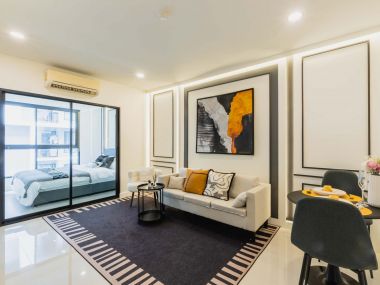 คอนโดแต่งหรูห้องใหญ่ 33 ตรม✨ || เดิน 500 ม. MRT ห้วยขวาง 🚝 || ผ่อนเพียง 10,xxx บาท || ส่วนกลางครบ || 10 นาที เซ็นทรัลพระราม 9 || 😋อุดมด้วยร้านค้าและร้านอาหาร รหัส 3487