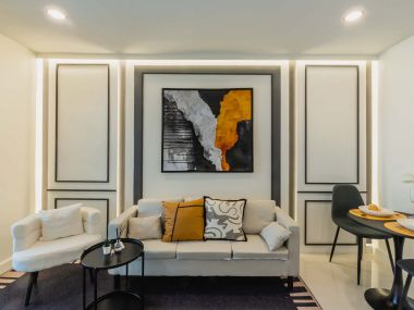 คอนโดแต่งหรูห้องใหญ่ 33 ตรม✨ || เดิน 500 ม. MRT ห้วยขวาง 🚝 || ผ่อนเพียง 10,xxx บาท || ส่วนกลางครบ || 10 นาที เซ็นทรัลพระราม 9 || 😋อุดมด้วยร้านค้าและร้านอาหาร รหัส 3487