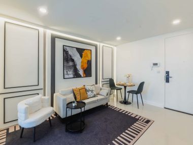 คอนโดแต่งหรูห้องใหญ่ 33 ตรม✨ || เดิน 500 ม. MRT ห้วยขวาง 🚝 || ผ่อนเพียง 10,xxx บาท || ส่วนกลางครบ || 10 นาที เซ็นทรัลพระราม 9 || 😋อุดมด้วยร้านค้าและร้านอาหาร รหัส 3487