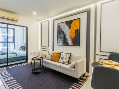 คอนโดแต่งหรูห้องใหญ่ 33 ตรม✨ || เดิน 500 ม. MRT ห้วยขวาง 🚝 || ผ่อนเพียง 10,xxx บาท || ส่วนกลางครบ || 10 นาที เซ็นทรัลพระราม 9 || 😋อุดมด้วยร้านค้าและร้านอาหาร รหัส 3487