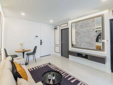 คอนโดแต่งหรูห้องใหญ่ 33 ตรม✨ || เดิน 500 ม. MRT ห้วยขวาง 🚝 || ผ่อนเพียง 10,xxx บาท || ส่วนกลางครบ || 10 นาที เซ็นทรัลพระราม 9 || 😋อุดมด้วยร้านค้าและร้านอาหาร รหัส 3487