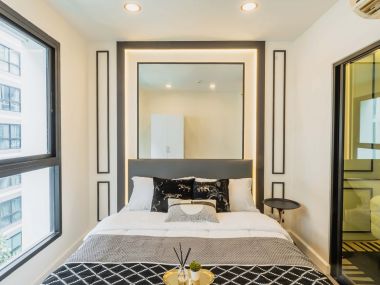 คอนโดแต่งหรูห้องใหญ่ 33 ตรม✨ || เดิน 500 ม. MRT ห้วยขวาง 🚝 || ผ่อนเพียง 10,xxx บาท || ส่วนกลางครบ || 10 นาที เซ็นทรัลพระราม 9 || 😋อุดมด้วยร้านค้าและร้านอาหาร รหัส 3487