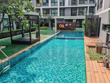 คอนโดแต่งหรูห้องใหญ่ 33 ตรม✨ || เดิน 500 ม. MRT ห้วยขวาง 🚝 || ผ่อนเพียง 10,xxx บาท || ส่วนกลางครบ || 10 นาที เซ็นทรัลพระราม 9 || 😋อุดมด้วยร้านค้าและร้านอาหาร รหัส 3487