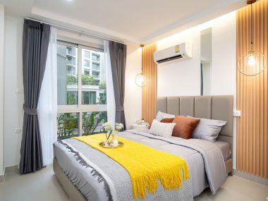 #Rama III || Large room 41 sq m. || Installment only 7,xxx baht || 🚝 MRT Khlong Toei only 5 minutes || Installment only 7,xxx baht || 😍 The common area of the resort is private. Code3513