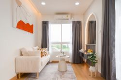 #Lat Phrao 130 || Large corner room 35 sq.m. || Installment 6,xxx near The Mall Bangkapi || ๐ 5 minutes MRT Lat Phrao |#Lat Phrao 130 Code 3517