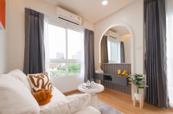 #Lat Phrao 130 || Large corner room 35 sq.m. || Installment 6,xxx near The Mall Bangkapi || ๐ 5 minutes MRT Lat Phrao |#Lat Phrao 130 Code 3517