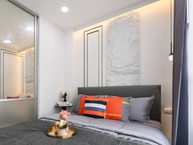 #Nawamin || ✨Luxury decorated condo || 5 minutes to 🛍️The Mall Bangkapi and 🚝MRT Bangkapi || Installments only 4,xxx baht || 😋 Surrounded by shops and restaurants || Multiple public transportation routes Code 3521