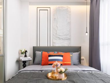 #Nawamin || ✨Luxury decorated condo || 5 minutes to 🛍️The Mall Bangkapi and 🚝MRT Bangkapi || Installments only 4,xxx baht || 😋 Surrounded by shops and restaurants || Multiple public transportation routes Code 3521