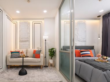 #Nawamin || ✨Luxury decorated condo || 5 minutes to 🛍️The Mall Bangkapi and 🚝MRT Bangkapi || Installments only 4,xxx baht || 😋 Surrounded by shops and restaurants || Multiple public transportation routes Code 3521