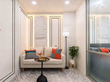 #Nawamin || ✨Luxury decorated condo || 5 minutes to 🛍️The Mall Bangkapi and 🚝MRT Bangkapi || Installments only 4,xxx baht || 😋 Surrounded by shops and restaurants || Multiple public transportation routes Code 3521