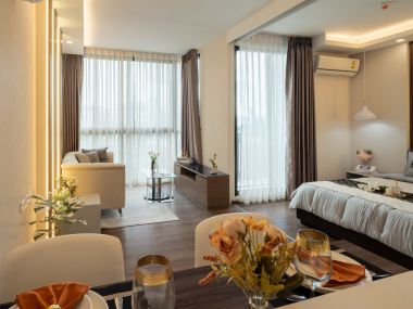 #ทองหล่อ-พระราม9|| ใกล้ร.พ.กรุงเทพ เดินสบายๆ🏥|| ห้องใหญ่ 35 ตรม. 🤩|| สภาพมือ1|| ผ่อน 10,xxx || มีความเป็นส่วนตัวสูง || 🚝 ใกล้ MRT เพชรบุรี รหัส  3527