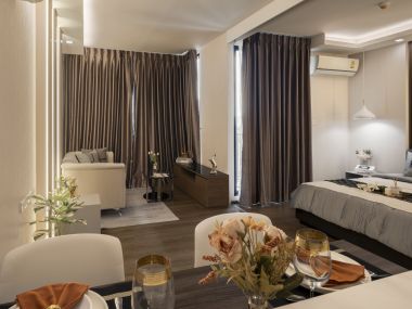 #ทองหล่อ-พระราม9|| ใกล้ร.พ.กรุงเทพ เดินสบายๆ🏥|| ห้องใหญ่ 35 ตรม. 🤩|| สภาพมือ1|| ผ่อน 10,xxx || มีความเป็นส่วนตัวสูง || 🚝 ใกล้ MRT เพชรบุรี รหัส  3527