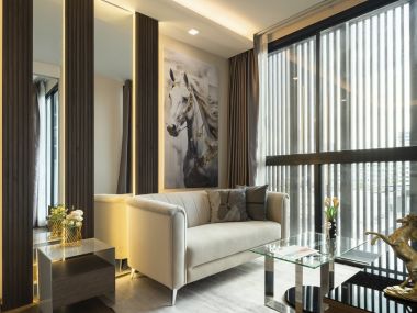 #ทองหล่อ-พระราม9|| ใกล้ร.พ.กรุงเทพ เดินสบายๆ🏥|| ห้องใหญ่ 35 ตรม. 🤩|| สภาพมือ1|| ผ่อน 10,xxx || มีความเป็นส่วนตัวสูง || 🚝 ใกล้ MRT เพชรบุรี รหัส  3527