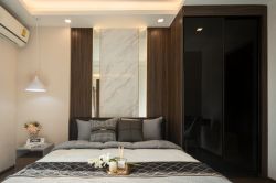 #Thonglor-Rama 9|| Near Bangkok Hospital, easy to walk🏥|| Large room 35 sq m. 🤩|| New condition|| Installment 10,xxx || High privacy || 🚝 Near MRT Phetchaburi Code 3527