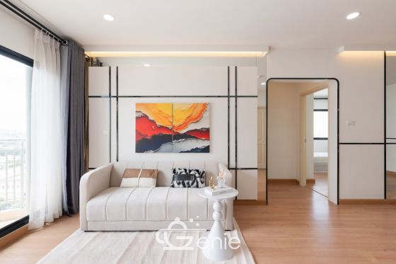 #Chaeng Watthana New condition 🤯 Large 81 sq m. 2 bedrooms 2 bathrooms | Installment only 12,xxx | Private parking 🚝 300 m. MRT Muang Thong Thani | 3 minutes Central Chaeng Watthana | 😍 Luxurious decoration | 😋 7-11 next to the project Code 3530