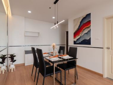 #Chaeng Watthana New condition 🤯 Large 81 sq m. 2 bedrooms 2 bathrooms | Installment only 12,xxx | Private parking 🚝 300 m. MRT Muang Thong Thani | 3 minutes Central Chaeng Watthana | 😍 Luxurious decoration | 😋 7-11 next to the project Code 3530