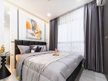 #Nawamin || ✨Luxury decorated condo || 5 minutes to 🛍️The Mall Bangkapi and 🚝MRT Bangkapi || Installments only 4,xxx baht || 😋 Surrounded by shops and restaurants || Multiple public transportation routes code 3542