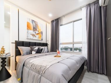#Nawamin || ✨Luxury decorated condo || 5 minutes to 🛍️The Mall Bangkapi and 🚝MRT Bangkapi || Installments only 4,xxx baht || 😋 Surrounded by shops and restaurants || Multiple public transportation routes code 3542