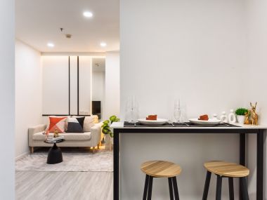 #Nawamin || ✨Luxury decorated condo || 5 minutes to 🛍️The Mall Bangkapi and 🚝MRT Bangkapi || Installments only 4,xxx baht || 😋 Surrounded by shops and restaurants || Multiple public transportation routes code 3542