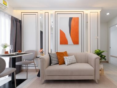 #Sukhumvit || ✨2 bedrooms, 60 sq.m. ||🚝 3 minutes to Punnawithi BTS || Installment payments only 9,xxx baht ||🛍️ 5 minutes to Seacon Square || 😊 Convenience store available || 🛵 Motorcycle taxi stand in front of the alley || Code 3543